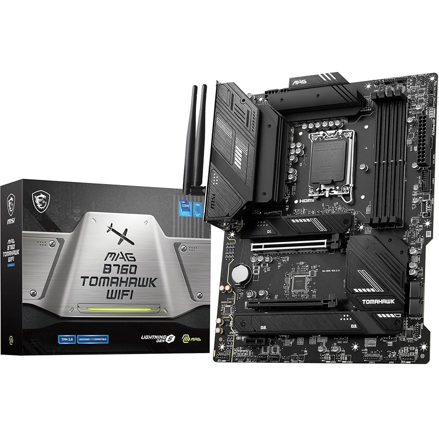 81mtudlL3ZL._UF894_2C1000_QL80_ BOARD MSI MAG B760 TOMAHAWK WIFI DDR5 - Imagen 1