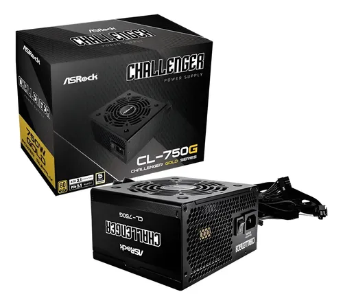 FUENTE DE PODER ASROCK CHALLENGER 750W 80 PLUS BRONZE