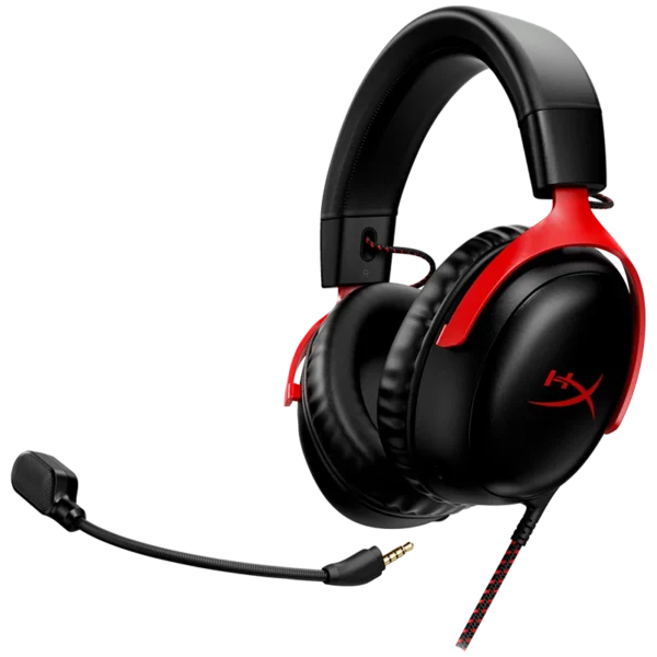 DIADEMA GAMER HYPERX CLOUD III NEGRO-ROJO