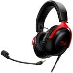 DIADEMA GAMER HYPERX CLOUD III NEGRO, ROJO Y ROSA - Imagen 3