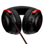 DIADEMA GAMER HYPERX CLOUD III NEGRO-ROJO - Imagen 4