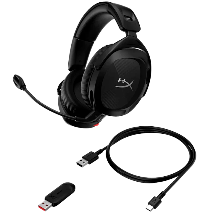 DIADEMA GAMER HYPERX CLOUD STINGER 2 WIRELESS PC NEGRO - Imagen 3