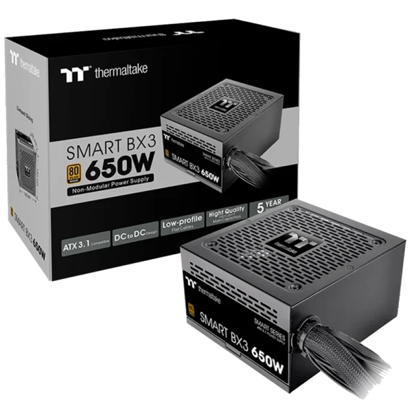 FUENTE DE PODER THERMALTAKE SMART 650W 80 PLUS BRONZE