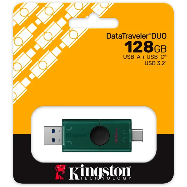 MEMORIA USB KINGSTON DATATRAVELER DUO 128GB 3.2