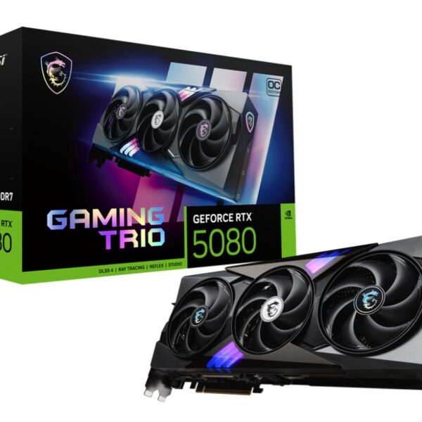 TARJETA DE VIDEO MSI GAMING TRIO RTX 5080 16GB OC
