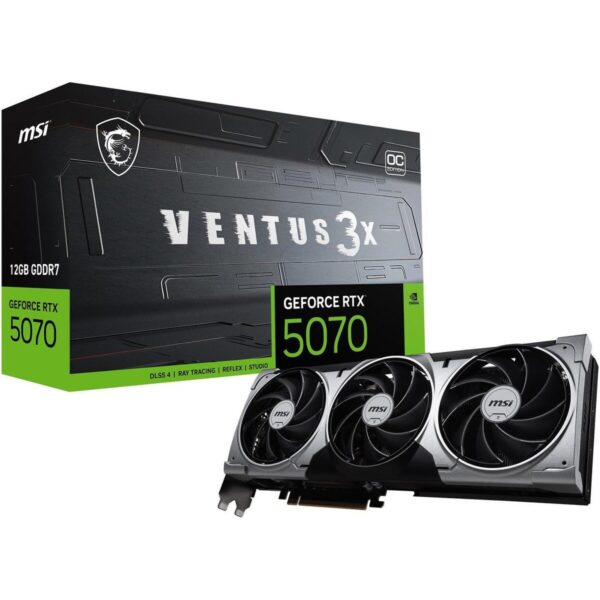 TARJETA DE VIDEO MSI VENTUS 3X RTX 5070 12GB OC