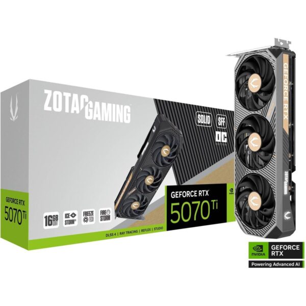 TARJETA DE VIDEO ZOTAC RTX 5070TI 16GB SOLID SFF OC