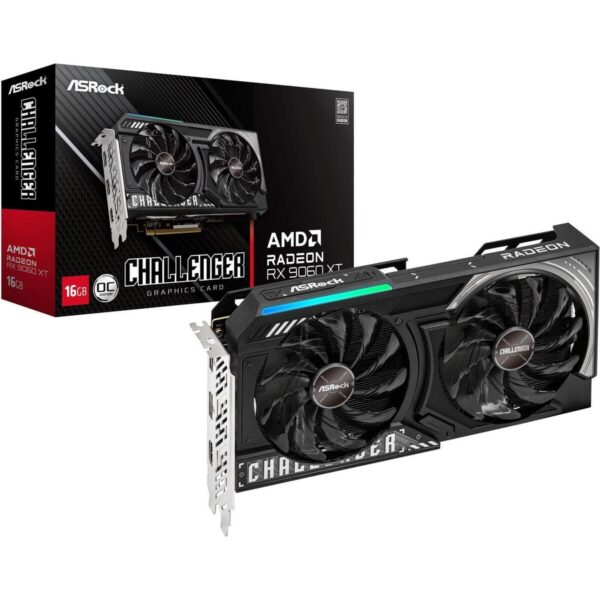 TARJETA DE VIDEO ASROCK CHALLENGER RX 9060XT 8GB OC