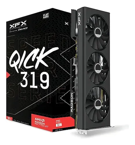TARJETA DE VIDEO XFX QICK319 RX 7700XT 12GB SPEEDSTER