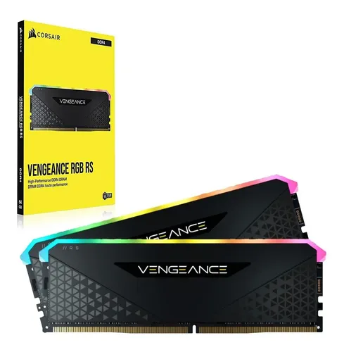 KIT 16GB (2X8) 3600MHZ CORSAIR VENGEANCE RGB RS DDR4