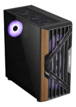 CHASIS MID-TOWER ICEBERG WOOD VECTOR NEGRO - Imagen 2