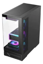 CHASIS MID-TOWER ICEBERG CRYSTAL GX NEGRO - Imagen 2