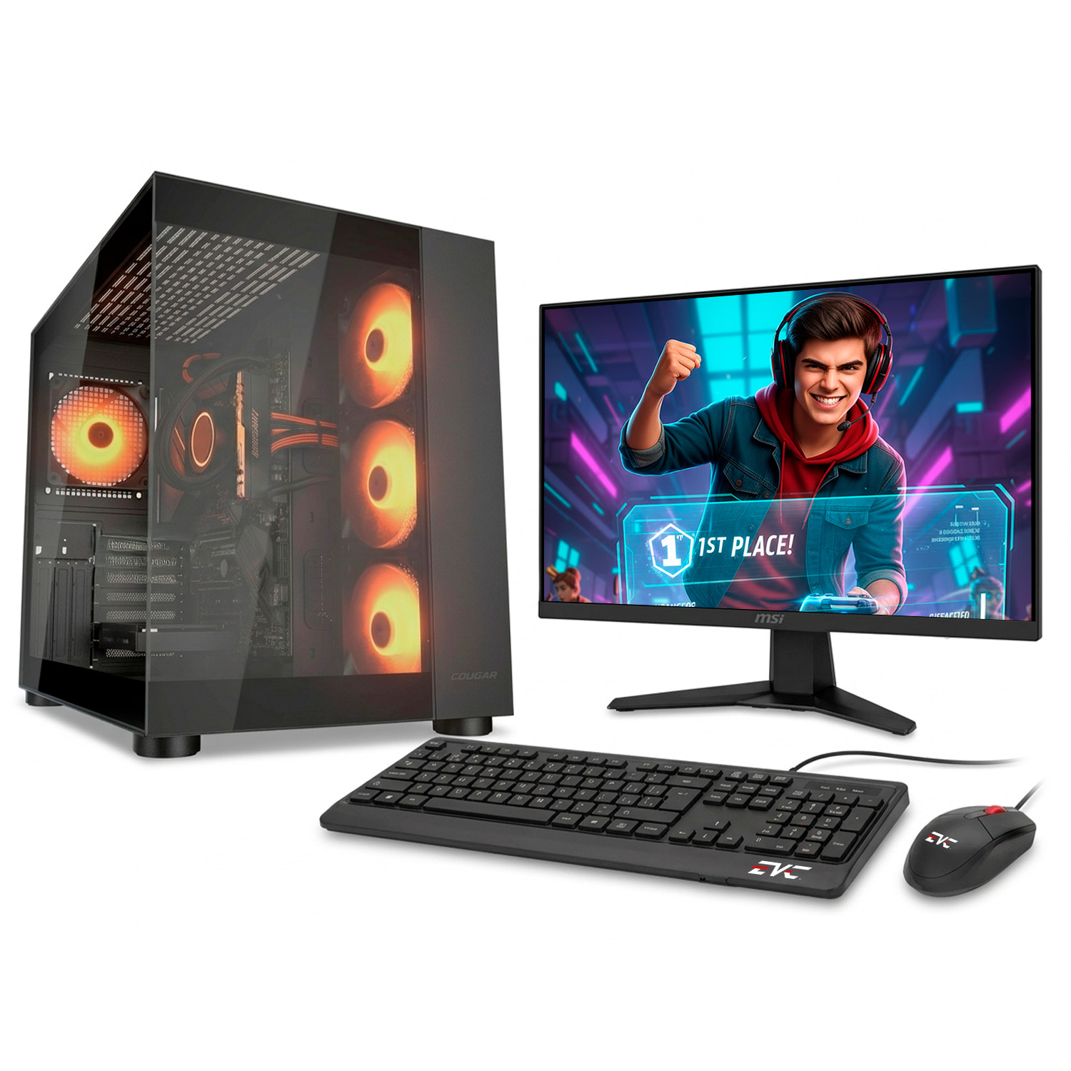 Front - DYNAMICP-A85-27 PC PREENSAMBLADO 8500G RAM 16GB SSD 512GB - Imagen 1