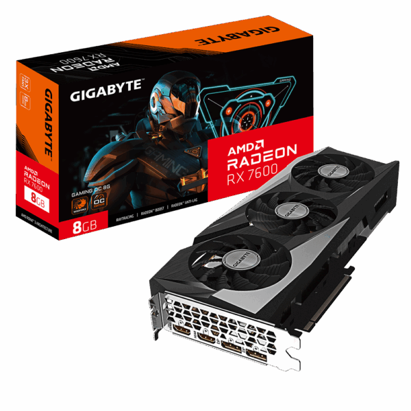 TARJETA DE VIDEO GIGABYTE RX 7600 8GB GAMING OC