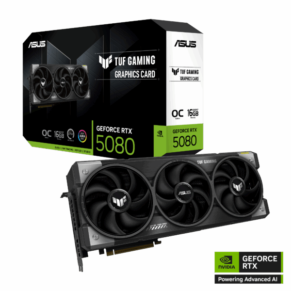 TARJETA DE VIDEO ASUS TUF GAMING RTX 5080 16GB OC
