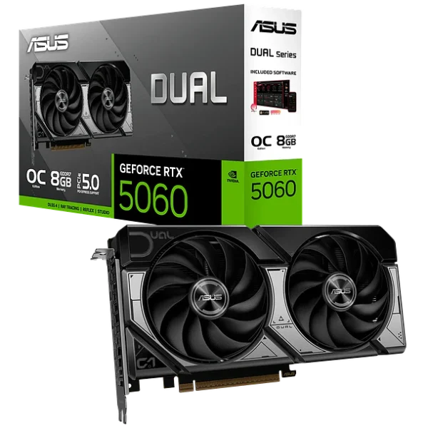 TARJETA DE VIDEO ASUS DUAL RTX 5060 8GB OC
