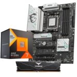COMBO BOARD MSI B850 + RYZEN 7 7800X3D + RAM 16GB 6000MHZ