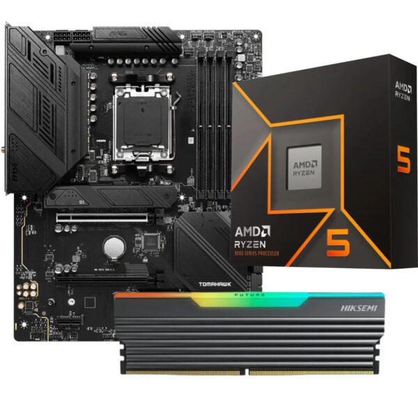 COMBO BOARD MSI B650 + RYZEN 5 9600X + RAM 16GB 6000MHZ HIKSEMI RGB