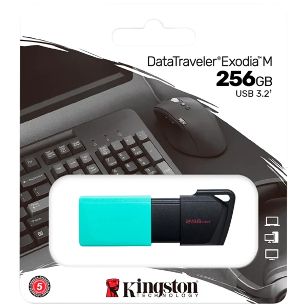 MEMORIA USB KINGSTON DATATRAVELER EXODIA M 256GB 3.2