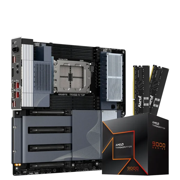 COMBO WORKSTATION AMD THREADRIPPER 9980X GIGABYTE TRX50 AI 64GB DDR5 SERVIDOR