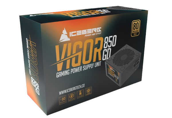FUENTE DE PODER ICEBERG VIGOR 850W 80 PLUS GOLD (NO MODULAR)