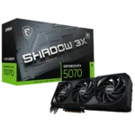 TARJETA DE VIDEO RTX 5070 12GB GDDR7 MSI SHADOW X3