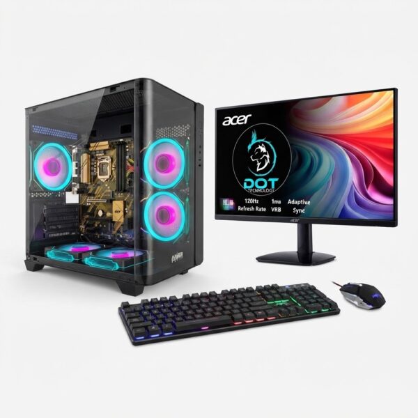 COMPUTADOR DE MESA BASIC DOT RYZEN 7 5700G + 16GB + SSD 512 *OBSEQUIO TECLADO Y MOUSE*