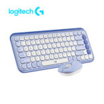 COMBO TECLADO Y MOUSE POP ICON LOGITECH LILA