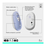 COMBO TECLADO Y MOUSE POP ICON LOGITECH LILA - Imagen 2