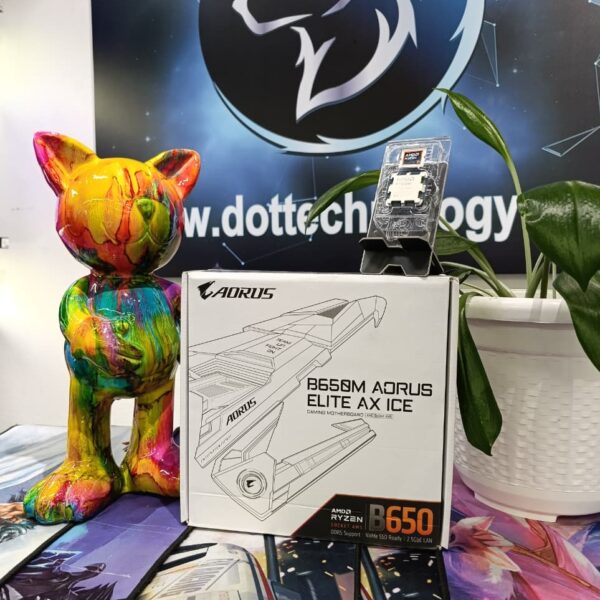 COMBO BOARD B650M AORUS ELITE AX ICE + RYZEN 7 9700X