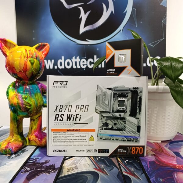 COMBO BOARD  X870 PRO RS WIFI + RYZEN 7 9850X3D