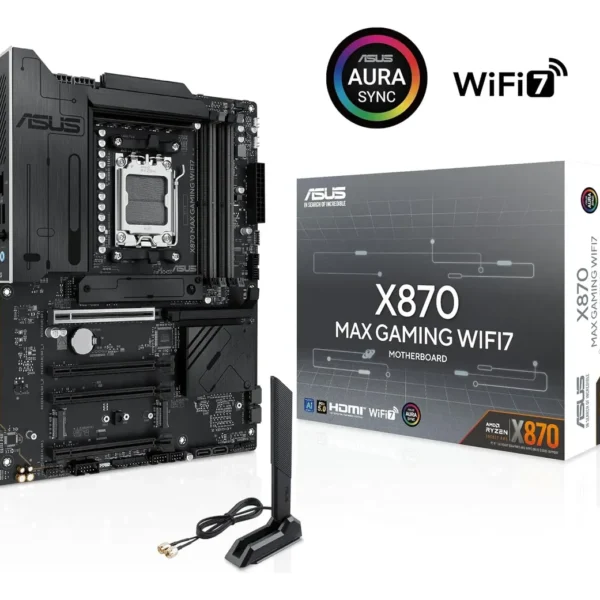 BOARD ASUS X870 MAX GAMING WIFI7 AM5 NEGRA